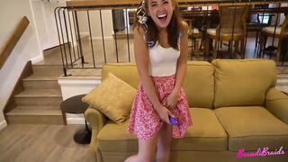 Brandibraids 23rd Bday! 1st Toy and Happy Cocksucker