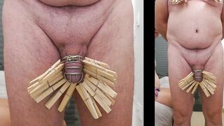 Female Domination clothespin