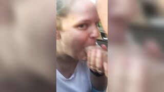 Amateur cum into mouth