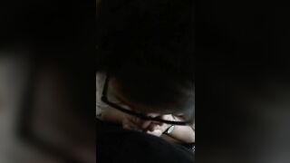 Blowjob & Cum on my huge Jugs
