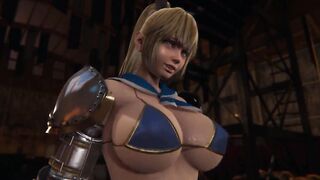 Futa Soul Calibur 6 - Hilde gets creampied by Cassandra