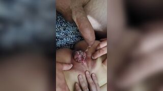 My ex-wife with monstrous uncut penis.