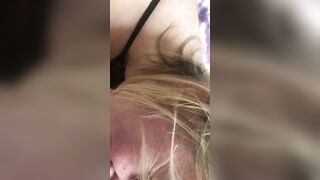 Long hooters blonde