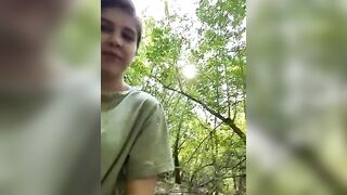 Lesbians inside the park