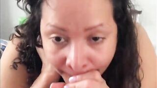 Anna Maria Hispanic big black dick point of view head