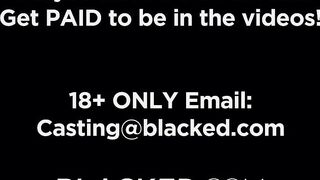 BLACKED Amazing Ariana dreams about big black cock all day