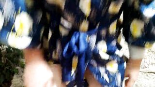 Crazy Hot Russian cougar masturbates snatch with her lingerie