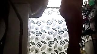 Concealed Camera Catches Hispanic Babe Teenie Strip