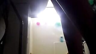 Concealed Camera Catches Hispanic Babe Teenie Strip
