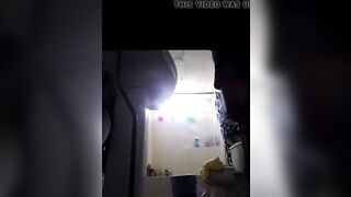 Concealed Camera Catches Hispanic Babe Teenie Strip