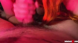point of view Gf Blowing Cock and Passionate Fucking