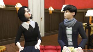 Son Fucks Sleeping Korean Milf | eastern Milf Shares The
