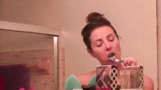 Helena Price Getting Ready one - I grope my teeth
