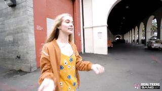 Real 18 - Skinny Russian Gets Tight Twat Spread