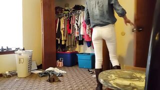 Stormiskies - White lingerie & hooters. Bedroom naked spy webcam