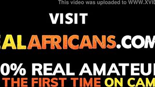 African Ass Gets a Huge Penis Surprise
