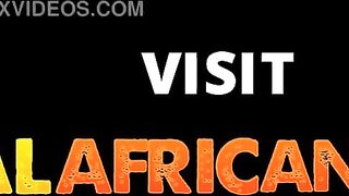 African Ass Gets a Huge Penis Surprise