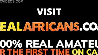 African Ass Gets a Huge Penis Surprise
