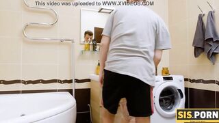 SIS.PORN. Thats MY toothbrush… and thats MY dick