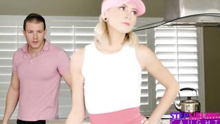 To Step Sis "Suck my penis and I'll help you!"