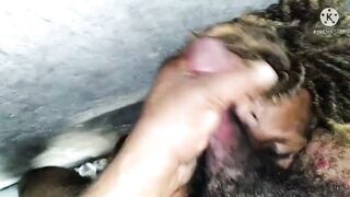 My penis blown butt ate & bust on hair