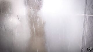 Hottie shower tease from goddess Hispanic Selena Vega
