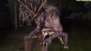DOA5 females getting banged rough by ugly monsters 3D Porn