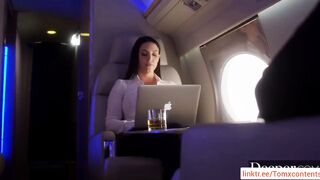 Angela White gangbanged inside a garage