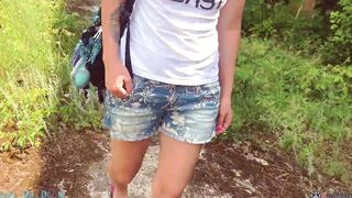 Real Outdoor Cum Lingerie