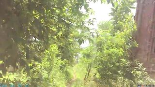Real Outdoor Cum Lingerie