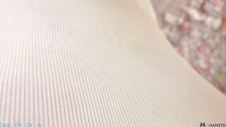 Real Outdoor Cum Lingerie