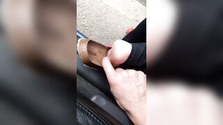 Older foot tickling vehicle