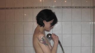 German sperm bimbo Lilly Bang is doing her first adult