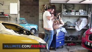 Lola Candy offers her butt to the mechanic dude