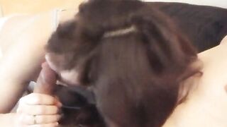 Hot unshaved Older orgasm nailed and cum inside mouth