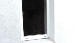 Public next door young bro watches Mommy Mom taking Shower