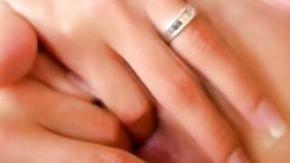 Red Haired Vibrator Play Into Her babe Snatch Fun Arousement