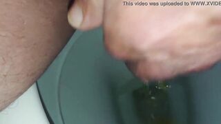 Having Fun piss of my Hot small cock