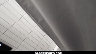 Hispanic Eighteen Step Daughters Compete For Step Dad's Huge Penis