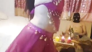 Real Arab wifey sharing with friends two