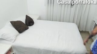 Sexual friend tries to on top of her hubby while