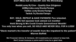 $CLOV Glove Inside As Doctor Tampa As He Examines His