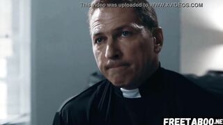 Scared 18 Gia Derza Got Analized By Priest - Full