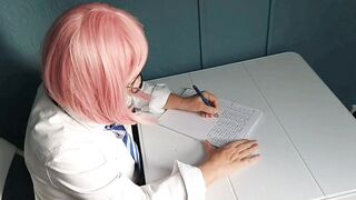 Caned for not doing her lines pt1