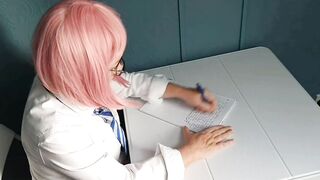 Caned for not doing her lines pt1