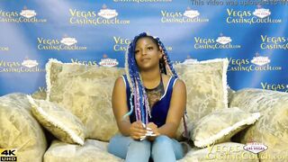 During Interracial Casting Into Vegas African mom Does First Deep