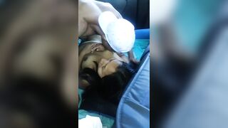 Creampie bareback Hispanic cheating fiance
