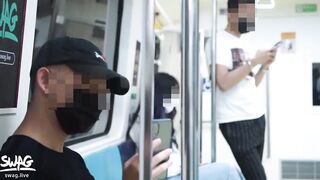 MRT-0008 - ladylena - Sex with my bf inside the MRT