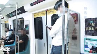 MRT-0008 - ladylena - Sex with my bf inside the MRT