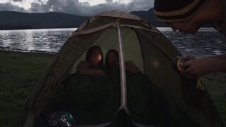 Colombian Lesbo Sex at The Camp